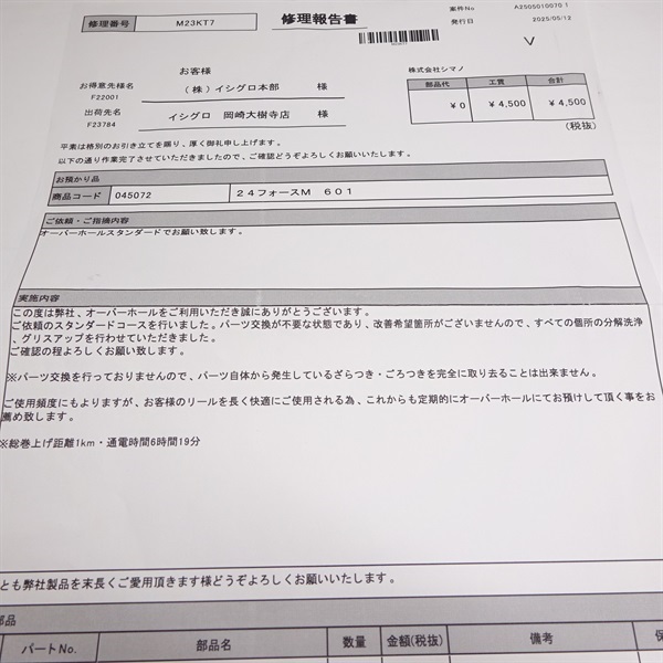 ２４フォースマスター　601